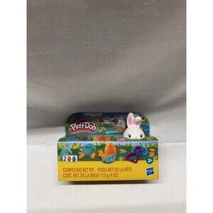 Play-Doh Springtime Pals Easter Set F6915 Bunny 2 Eggs Cutters 5pc New